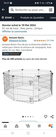 parc pour animaux, chaton, chiot, lapin