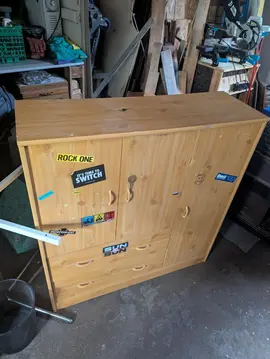 meuble de rangement en bois