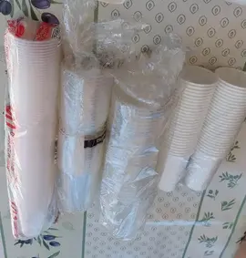 lot de verre jetables