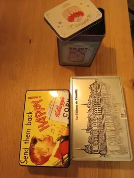 lot boîte métallique