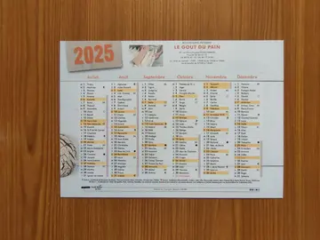 Petit calendrier 2025 publicitaire