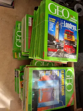 Lot magazines Géo