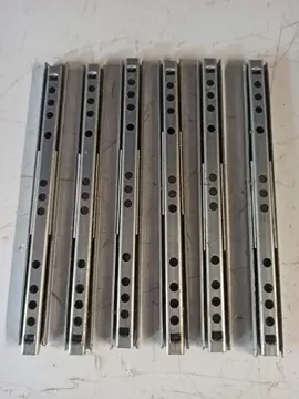 6 coulisses / rails à tiroirs