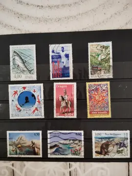 timbres français oblitérés lot 9