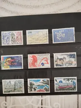 timbres français oblitérés lot 12
