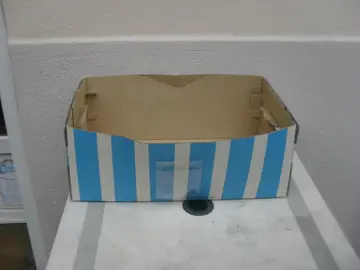 Grand carton de rangement