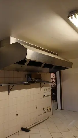 hotte professionnelle à demonter