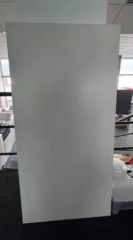 plan de travail blanc 75x150