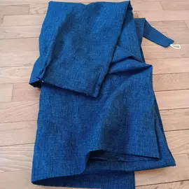 rideaux opaques bleus
