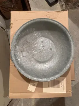 bassine et seau metal