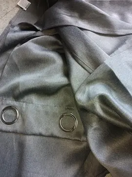 rideaux argenté gris neuf