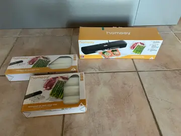 Machine sous vide avec sacs