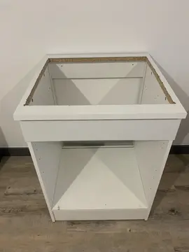 Meuble bas cuisine (pour encastrement four + plaque)