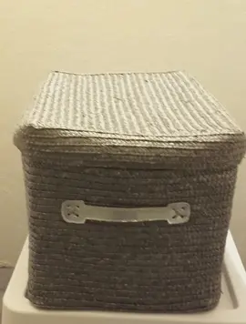 Panier tressé doublé