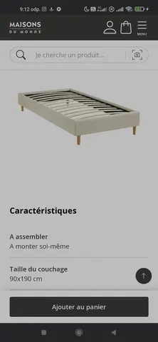 lit 90*190 enfant