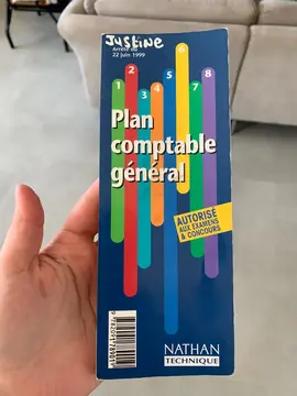 plan comptable plastifié