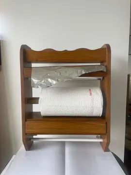 Etagère porte essuie-tout et aluminium