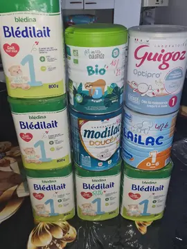 lait en poudre pour bebe de 1 a 4 mois tout neuf pas ouverts