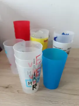 Lot de verres réutilisables