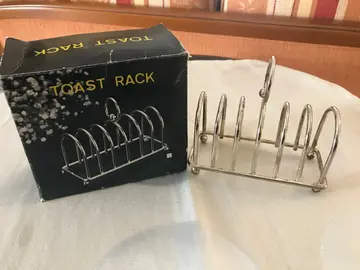 rack pour toast métal argenté