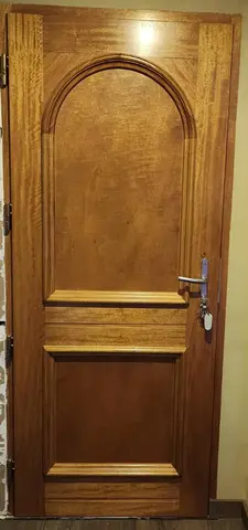 Porte d entree en chene