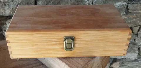 Coffret de rangement huiles essentielles en bois