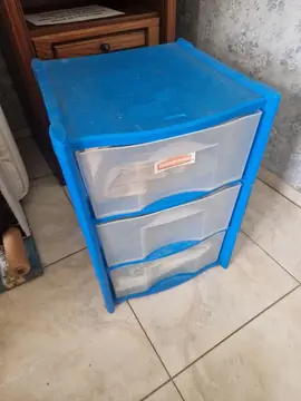3 tiroirs en plastique