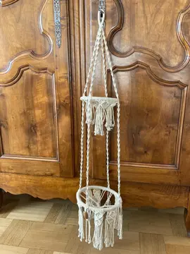 Suspension en macramé