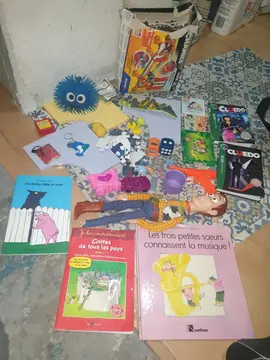 lot divers jouet et livre