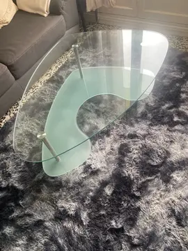 table en verre