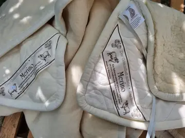 2 couvres matelas lit 2 personnes Merino