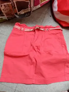 Jupe rouge orange t36
