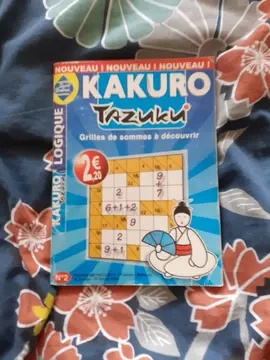livre de jeu kakuro