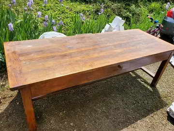 table en bois massif
