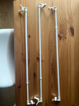 3 tringles à rideaux adaptatives