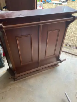 bar americain en bois