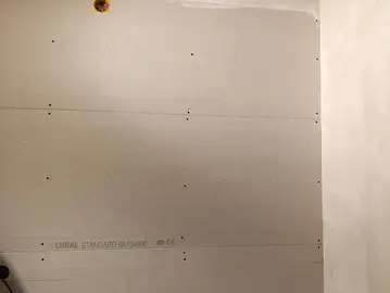 1 panneau placoplâtre+ panneaux isolants laine de verre
