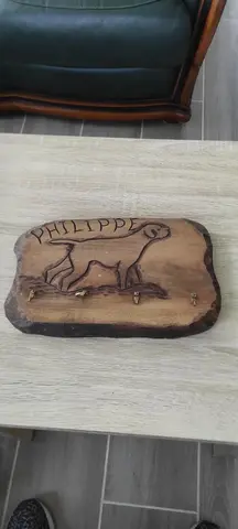 PORTE CLÉS EN BOIS