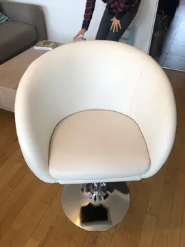 fauteuil bureau blanc