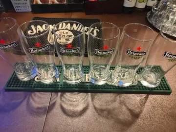 Lot de 5 verres 40cl Heineken