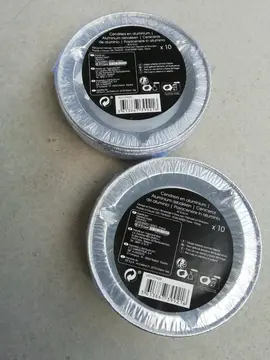 Lot de 2x10 Cendriers en alu neufs