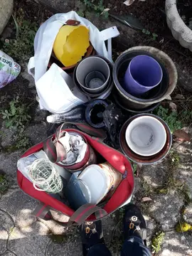 lot pots de fleurs