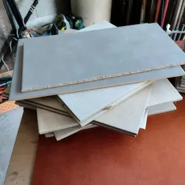 chutes de divers carrelages