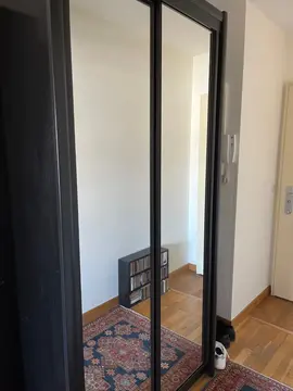 Armoire portes miroir coulissantes