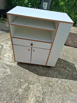 Meuble de cuisine pratique à roulette