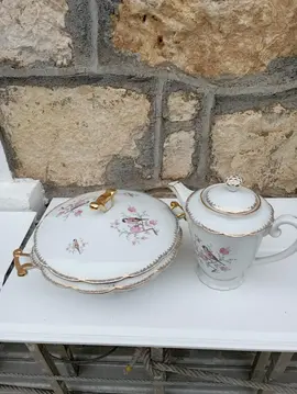 soupière et carafe à café porcelaine Limoges