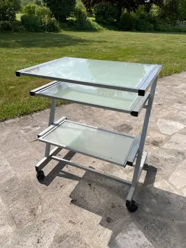 Bureau verre dépoli