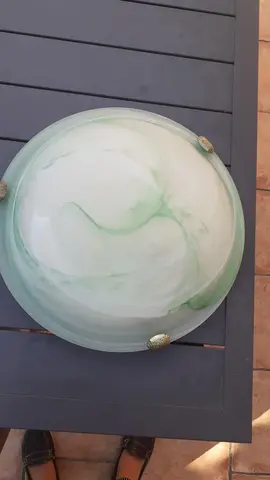 plafonnier en verre
