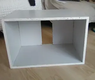 meuble blanc bois