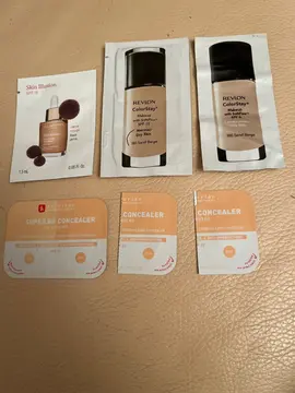 lot de 7 échantillons maquillage